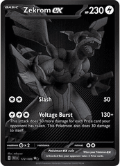 Zekrom ex - 172/086 - Black White Rare